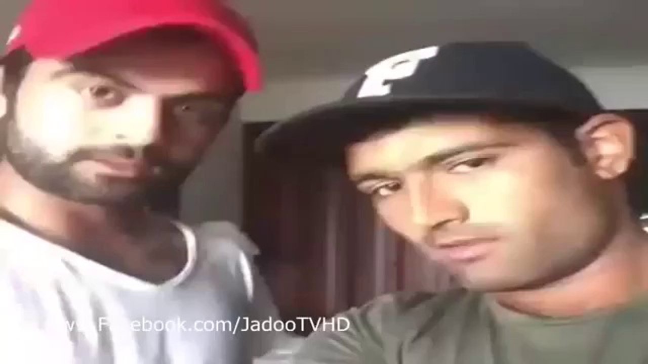 Ahmed Shahzad releases first Dubmash, featuring Asad Shafiq - YouTube