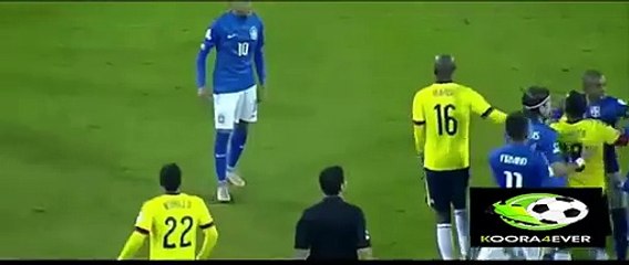 Neymar And Bacca Sent Off For Their Altercation
