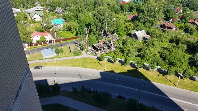 Samsung Galaxy S6 edge, тест камеры - Из окна, FHD30