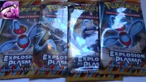 #300 ABONNES# Ouvertures de 4 booster pokemon NetB Explosion Plasma ( UN GENSECPTE EX!!!! EPIC)