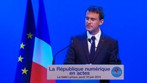 Manuel Valls fait allusion au 49.3 lors de la conférence sur le numérique