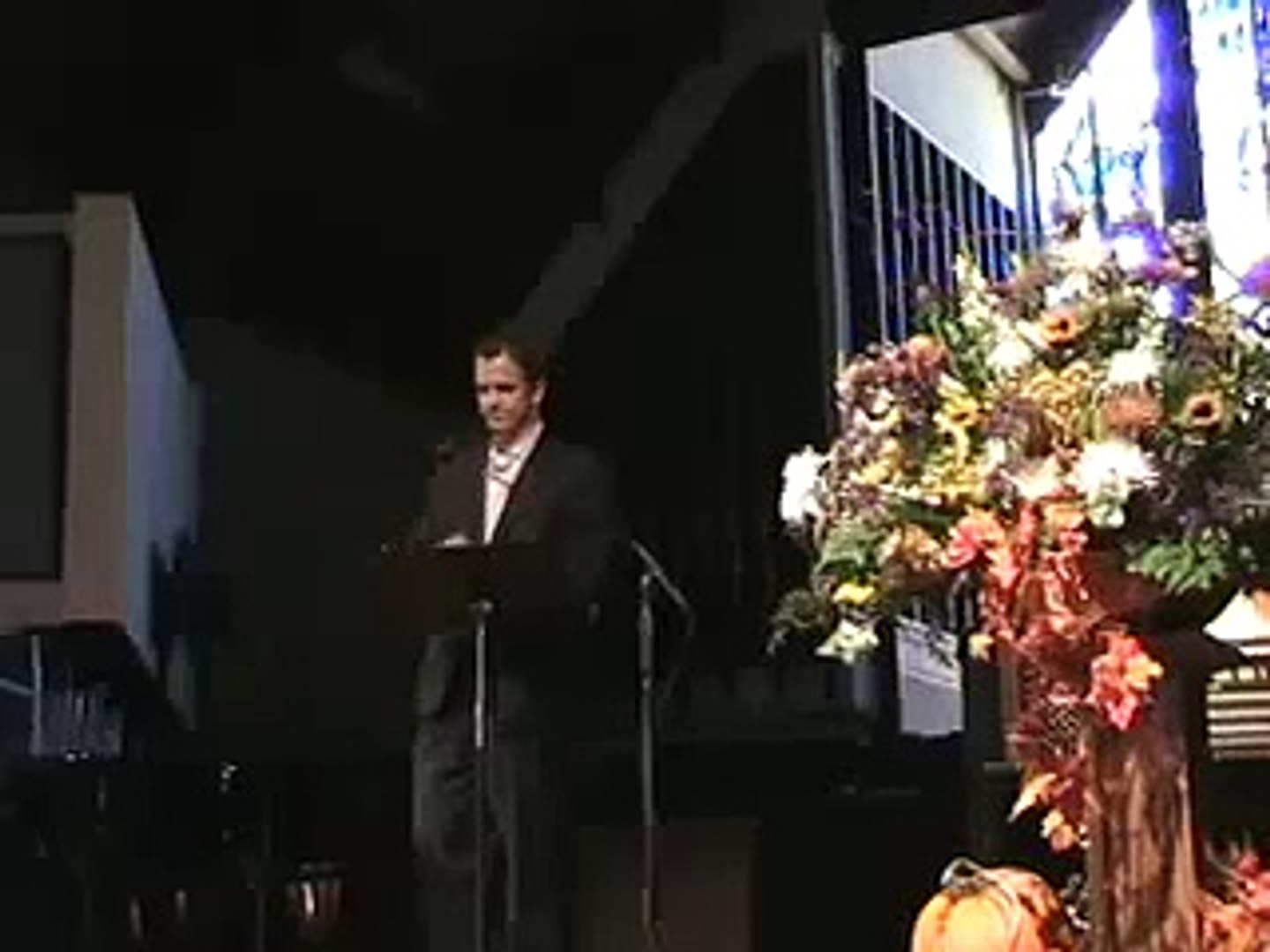 ⁣Jonathan Evans preaching