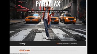 Review Demo Front End 907 - Responsive One Page Parallax Wordpress Theme