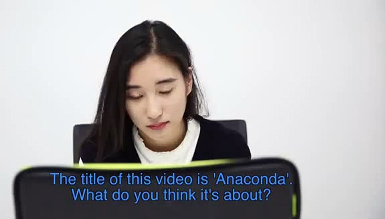 Korean girls are introduced to - Nicki Minaj 'Anaconda'
