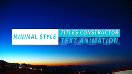 After Effects Project Files - Titles Constructor - VideoHive 10779887