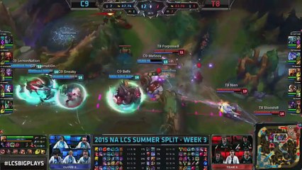 Top 12 Best Plays - LoL 2015 NA LCS Summer Week 3
