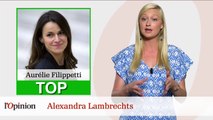 Le Top Flop : Aurélie Filippetti première en orthographe / Brigitte Barèges mise en examen pour détournement de fonds publics