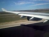 Take off from Barajas Airport (Madrid)