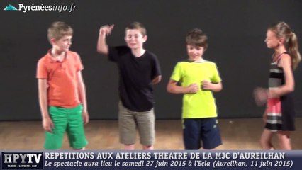 [AUREILHAN] L'atelier théâtre prépare sa soirée (18 juin 2015)