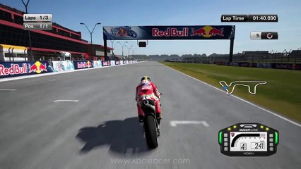 Moto GP 15 - Gameplay sur le circuit de