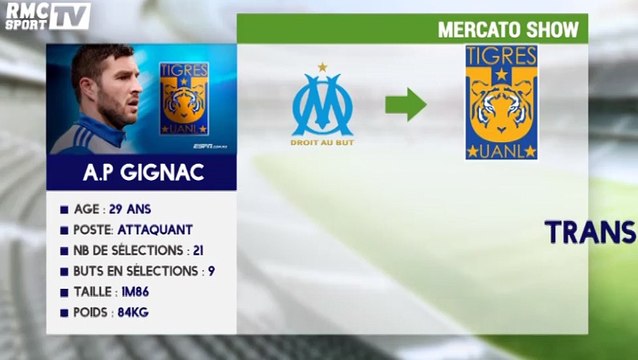 La fiche de Gignac au Tigres UANL de Monterrey