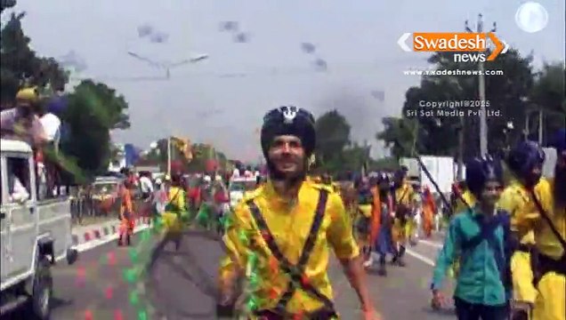 CM Badal Along With Sikh High Priests Give Rousing Welcome To Darshan Didar Yatra