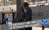 Ed Sheeran passe par hasard et rejoint une fan qui chante sa chanson