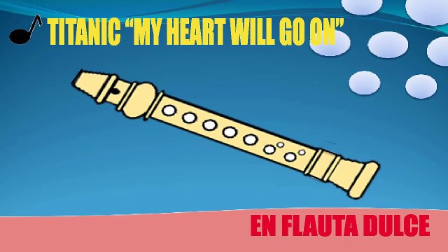 TITANIC EN FLAUTA CON NOTAS EXPLICADAS