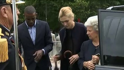 Julie Gayet présente lors d'un déplacement officiel de François Hollande