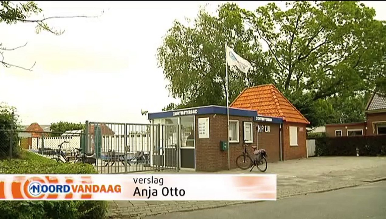 Water in K.P. Zijlbad in Loppersum te koud voor Zwemvierdaagse - RTV Noord