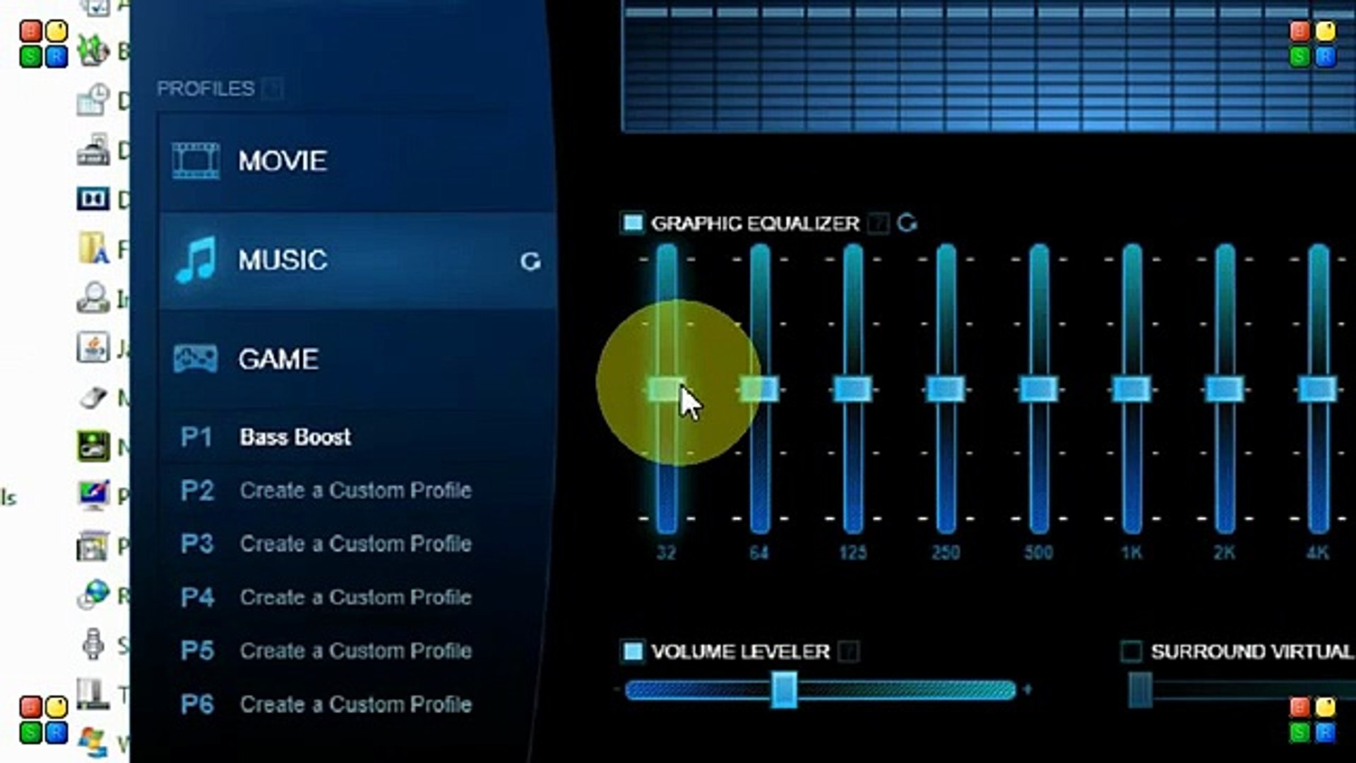 ⁣Dolby Advanced Audio v2 Bass Boost