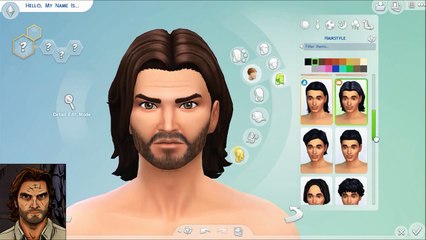 The Sims 4 Create a Sim: The Wolf Among Us Bigby Wolf!