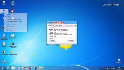 Windows 7 Activator  Windows Loader v222 by Daz 2015