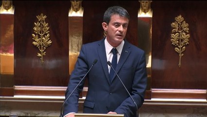 Motion de censure : le discours de Manuel Valls