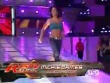 Mickie James vs Jillian Hall Candice Michelle on Commentary