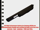 LB1 High Performance 10.8V New Laptop/Notebook Battery for Gateway NV50A NV51B NV53 NV53A NV55C