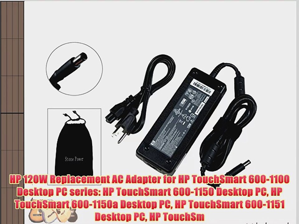 HP 120W Replacement AC Adapter for HP TouchSmart 600-1100 Desktop PC series: HP TouchSmart