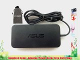 Bundle:3 items -Adapter/Power Cord/ Free Carry Bag:::NEW ASUS SLIM 19V 6.3A 120W AC Adapter