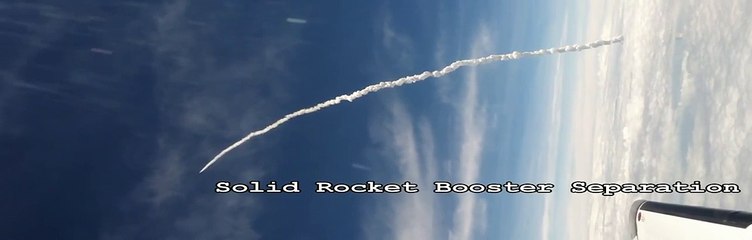 Final Space Shuttle Launch from an Airplane- Awesome HD