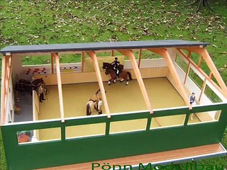 Pönn Reithalle "Modern" zu verkaufen für Modellpferde modell horses riding hall