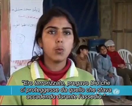 UNICEF - I bambini di Gaza combattono i traumi della guerra