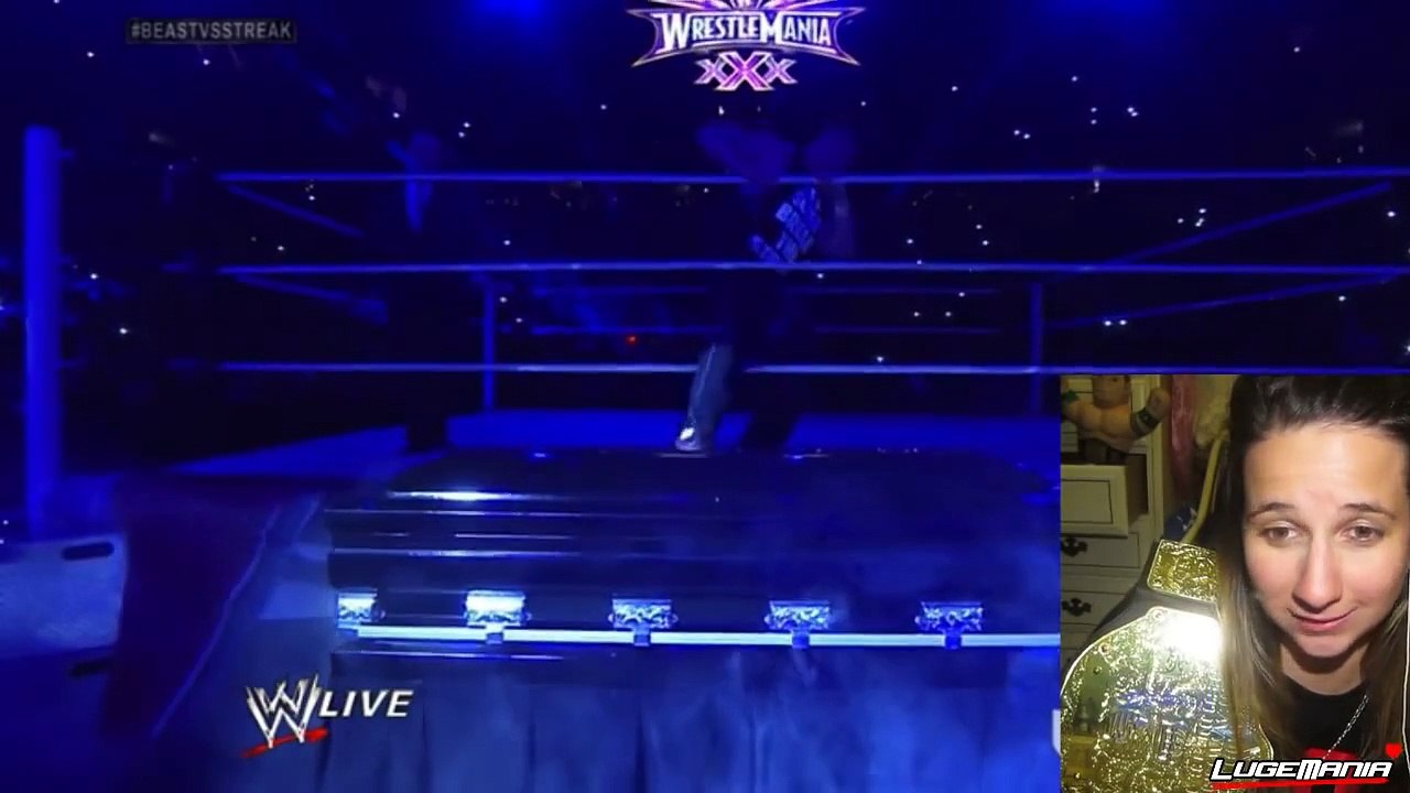 WWE Raw 3/24/14 Brock Lesnar calls out The UNDERTAKER