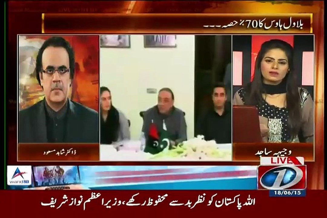 Live With Dr Shahid Masood 18th June 2015