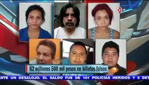 FALSIFICACIÓN DE BILLETES DE 500 PESOS EN MÉXICO 21 MAYO 2014 DETIENEN BANDA EN JALISCO