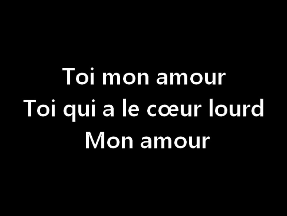 Marc Lavoine - Toi mon amour (Paroles-Lyrics)