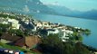 Lago Leman en Vevey Suiza