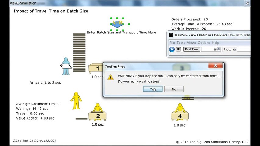 Lean Simulation Batch Vs One Piece Flow With Transport Office Video Dailymotion