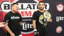 Patricio 'Pitbull' Freire on being co-main while defending belt at Bellator 138