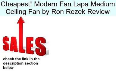Modern Fan Lapa Medium Ceiling Fan By Ron Rezek Review Video