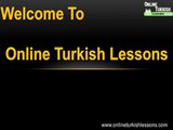 Turkish Lessons 1 - Turkish Alphabet - www.onlineturkishlessons.com