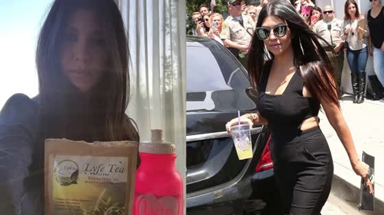 Kourtney Kardashian hat ihr Wunschgewicht erreicht, dank eines magischen Tees