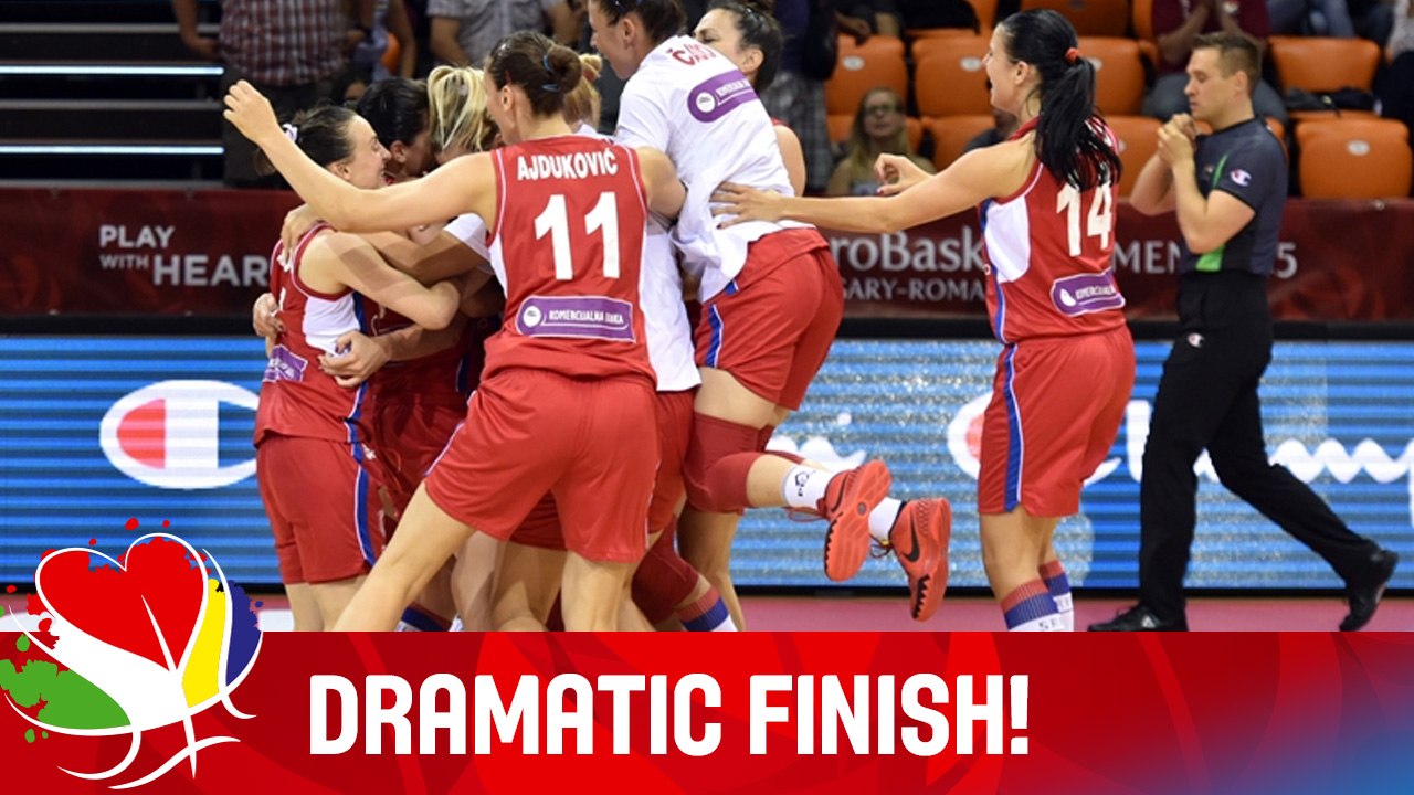 Incredible Finish Between Slovak Republic and Serbia - EuroBasket Women 2015