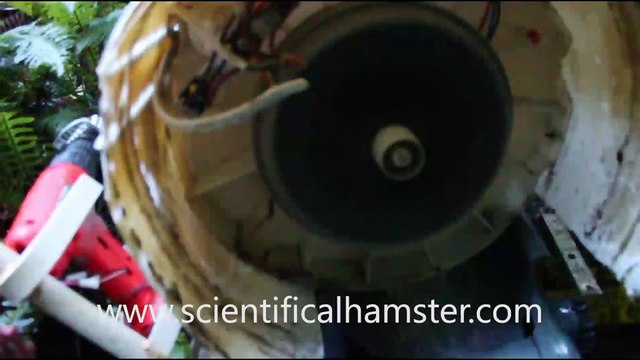 Free power- How to convert an old washing machine into a water powered generator