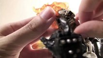 Marvel Legends Icons Ultimate Ghost Rider & Flame Cycle Action Figure Toy Review