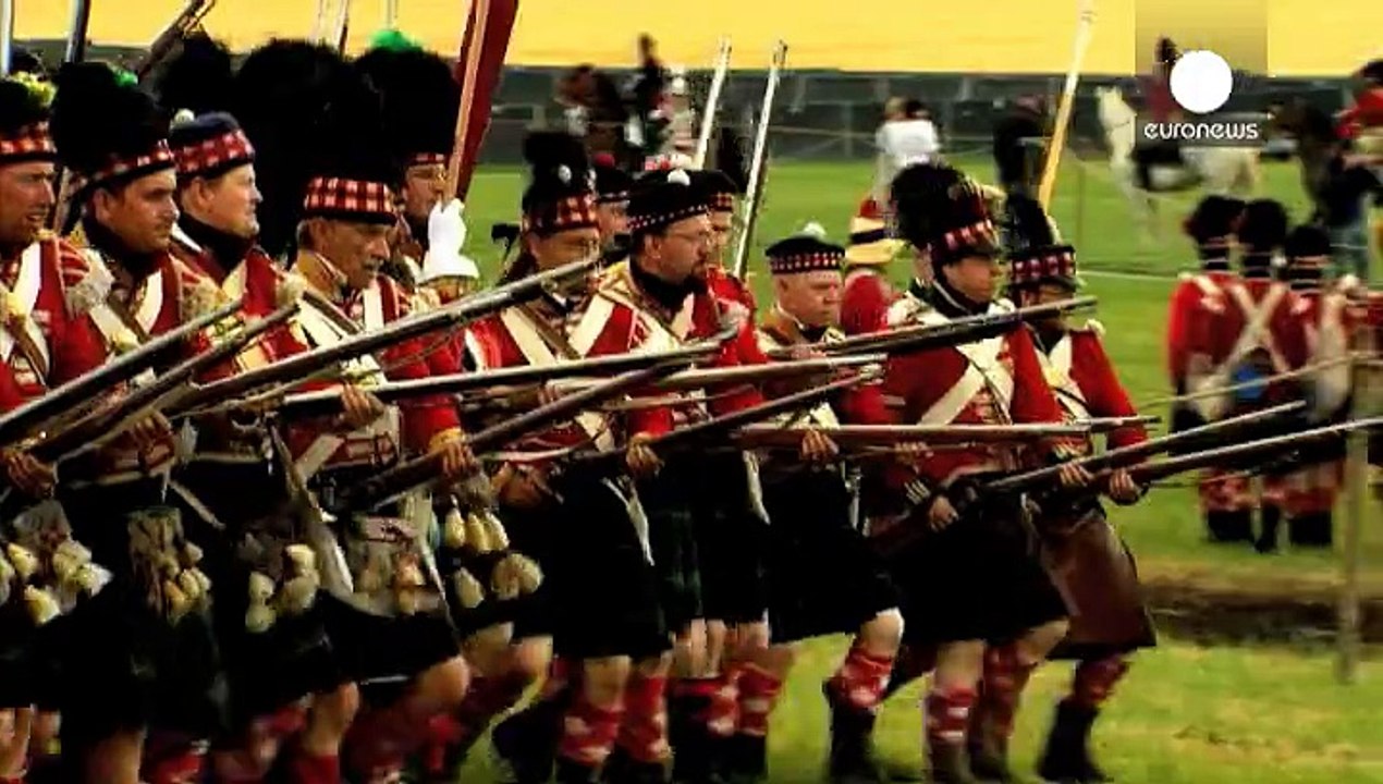 Gedenken an die Schlacht von Waterloo