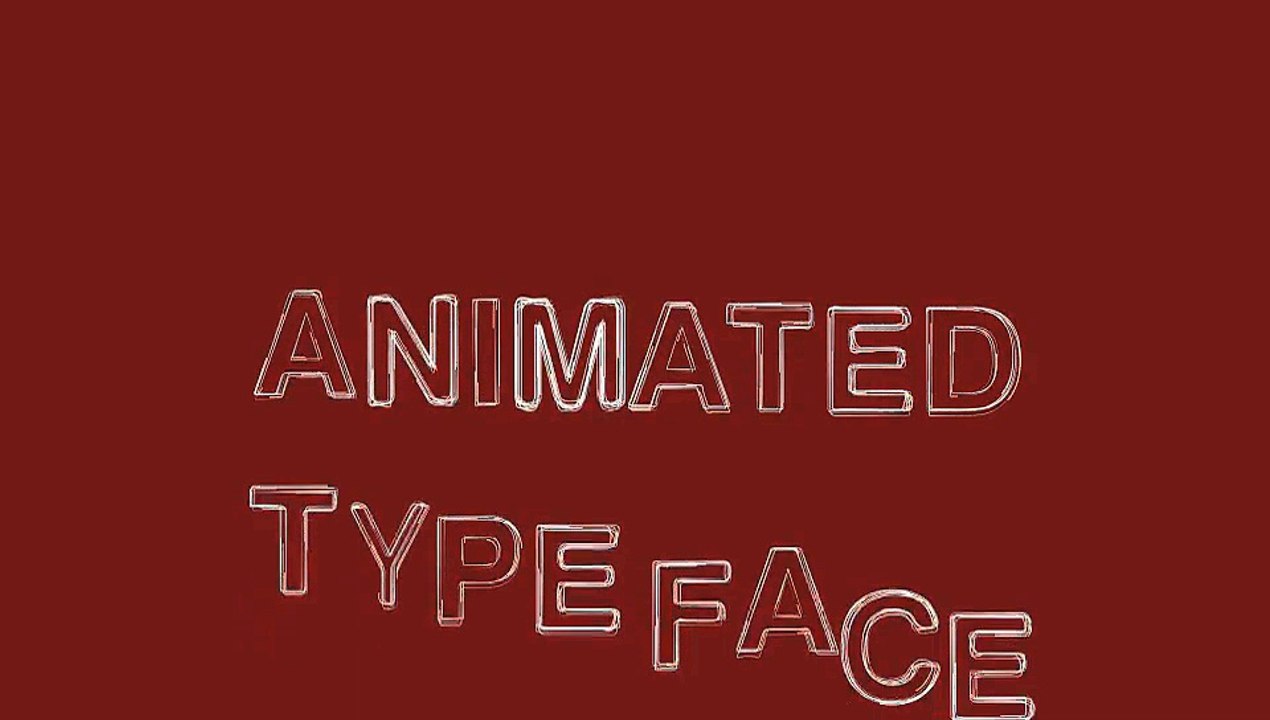 After Effects Project Files - Animated Typeface - VideoHive 8934650