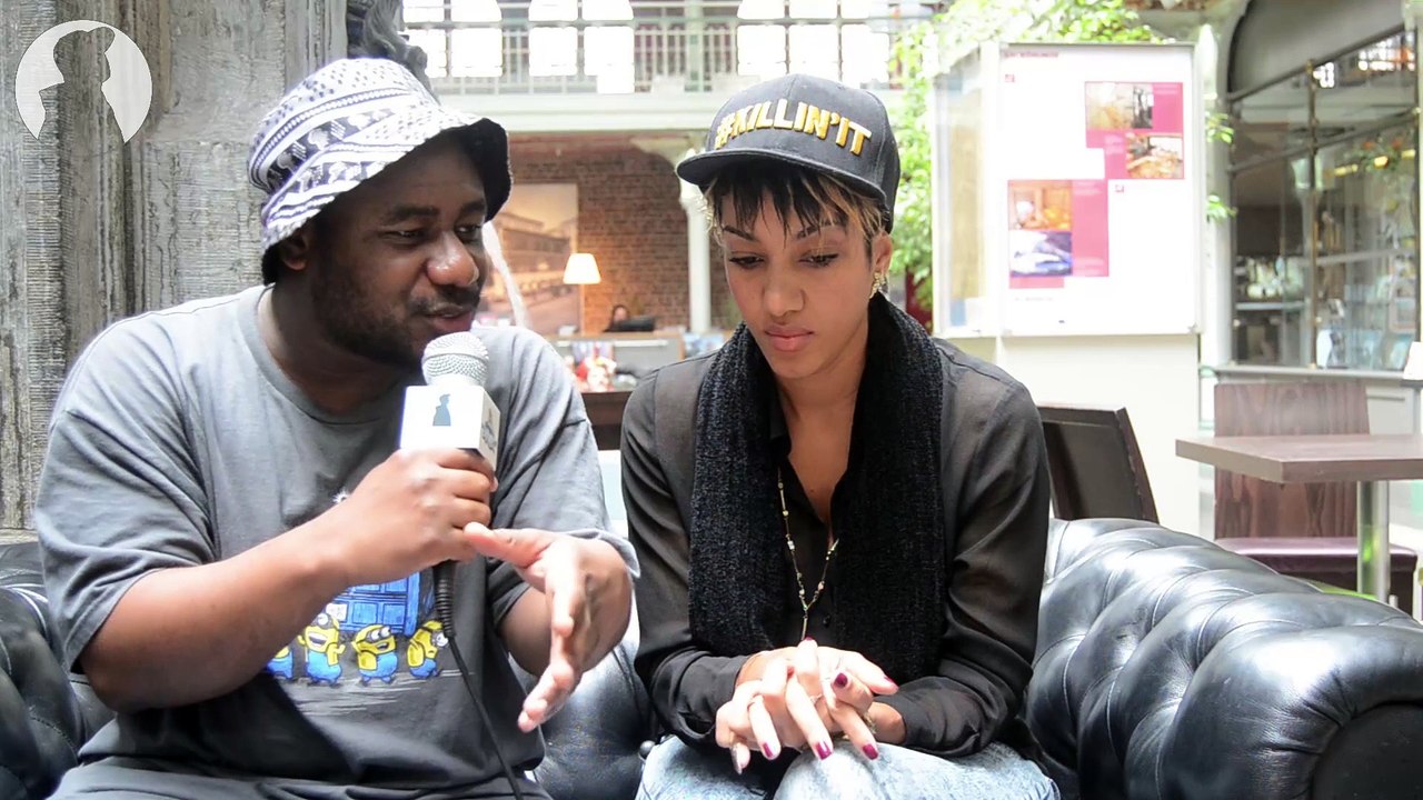 Super DJ  Emiliot Interview with Nyanda (Brick & Lace) in Belgium