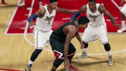 NBA 2K15 WTF moment No Look 3-POINT SHOT