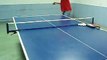 Backspin serve pingpong table tennis