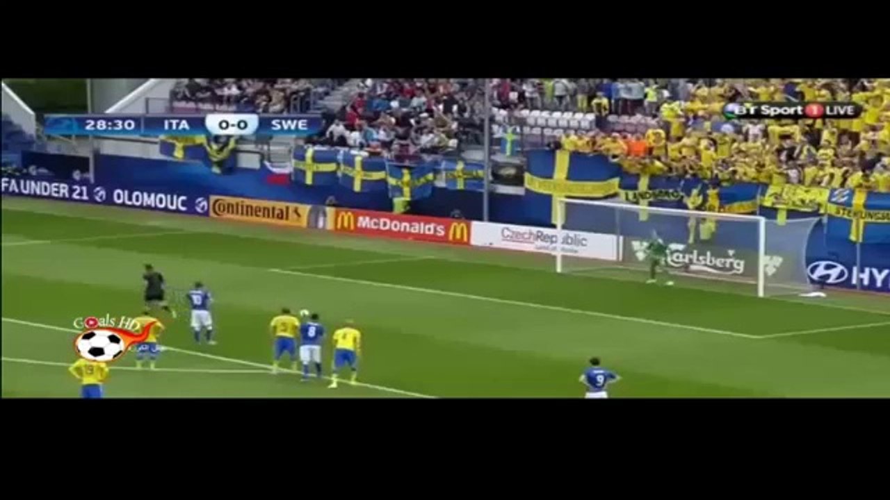 Italy 1-2 Sweden U21 ~ [U21 European Championship] - 18.06.2015 - All Goals & Highlights